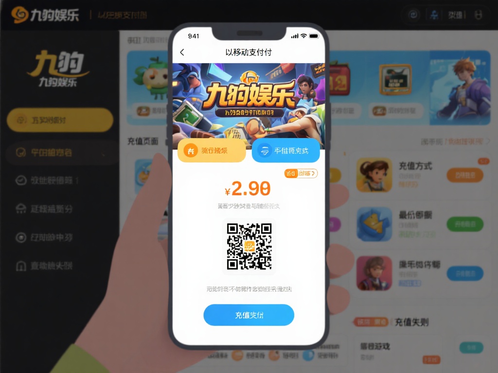 以移动支付为例，只需在九游娱乐的充值页面选择相应选